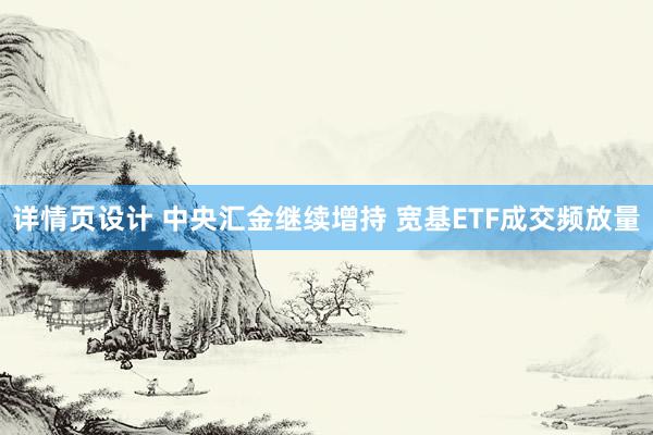 详情页设计 中央汇金继续增持 宽基ETF成交频放量